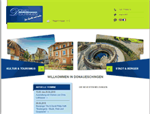 Tablet Screenshot of donaueschingen.de